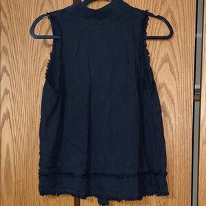 Cloth & Stone High Neck  Sleeveless Top